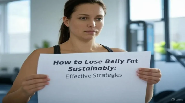 How to Lose Belly Fat Sustainably