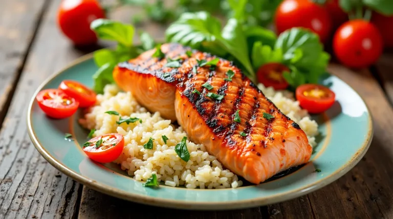 Salmon and Rice for Weight Management