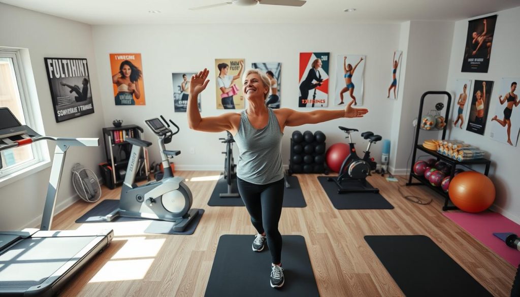 exercise and physical activity routine